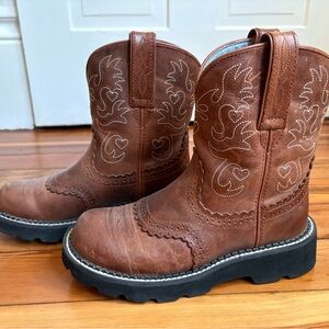 Ariat Fatbaby Saddle Boots - Size 5.5
